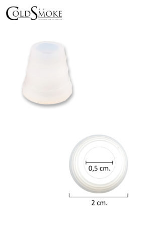 Foto de producto de la marca Cold Smoke, es el modelo de Conector Silicona Manguera 2 x 0.5 cm.