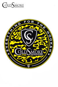Tapete Silicona CS Yellow de la marca de cachimbas y shishas Cold Smoke