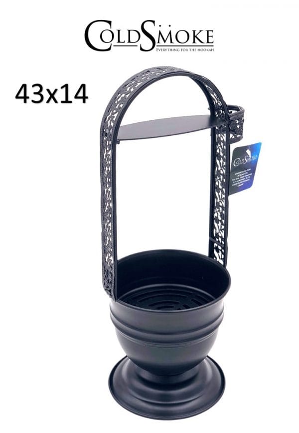 Foto de producto de la marca Cold Smoke, es el modelo de Carbonera Cold Black 43x14 Cm.