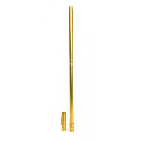 Boquilla aluminio 40 cm con conector manguera Dorado