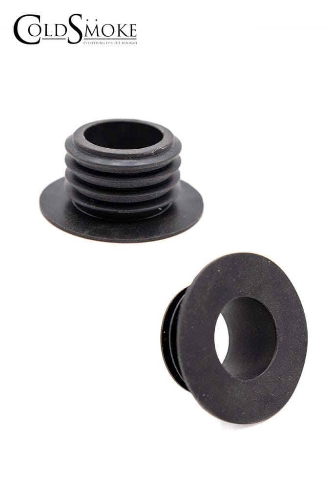 Foto de producto de la marca Cold Smoke, es el modelo de Conector Base tradicional negro 5 cm.