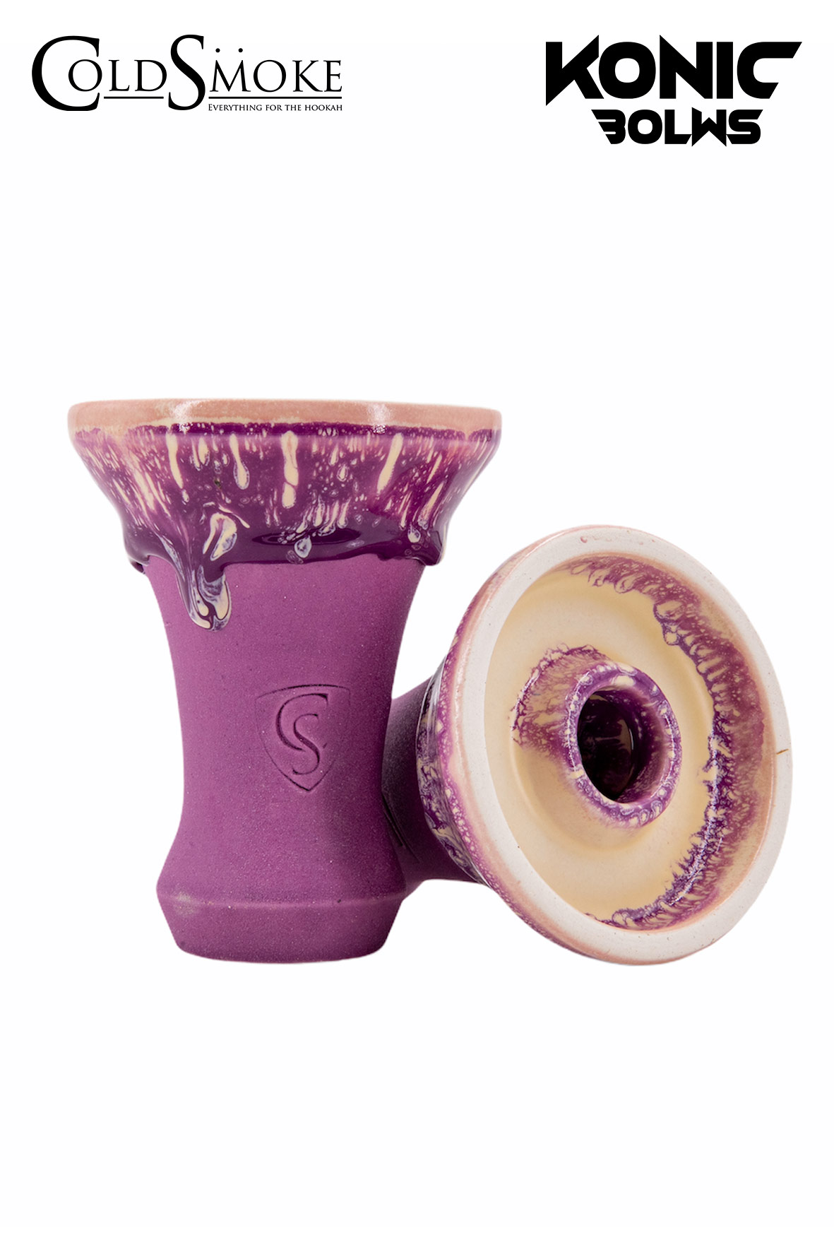 Foto de producto de la marca Cold Smoke, es el modelo de Cazoleta CS Konic KL Purple