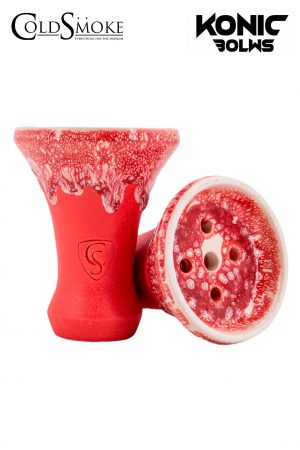 Foto de producto de la marca Cold Smoke, es el modelo de Cazoleta CS Konic Tradi Red