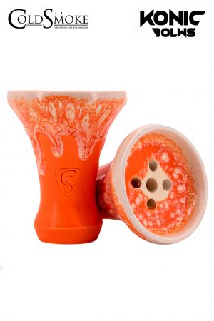Foto de producto de la marca Cold Smoke, es el modelo de Cazoleta CS Konic Tradi Orange