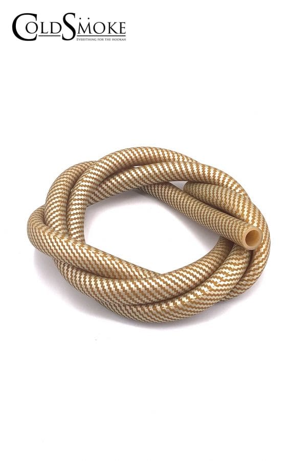 Manguera Fibra de Carbono Dorado