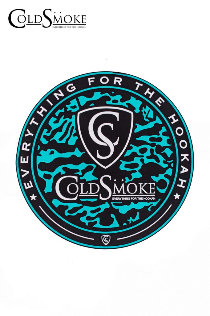 Tapete Silicona CS Aqua Blue de la marca de cachimbas y shishas Cold Smoke