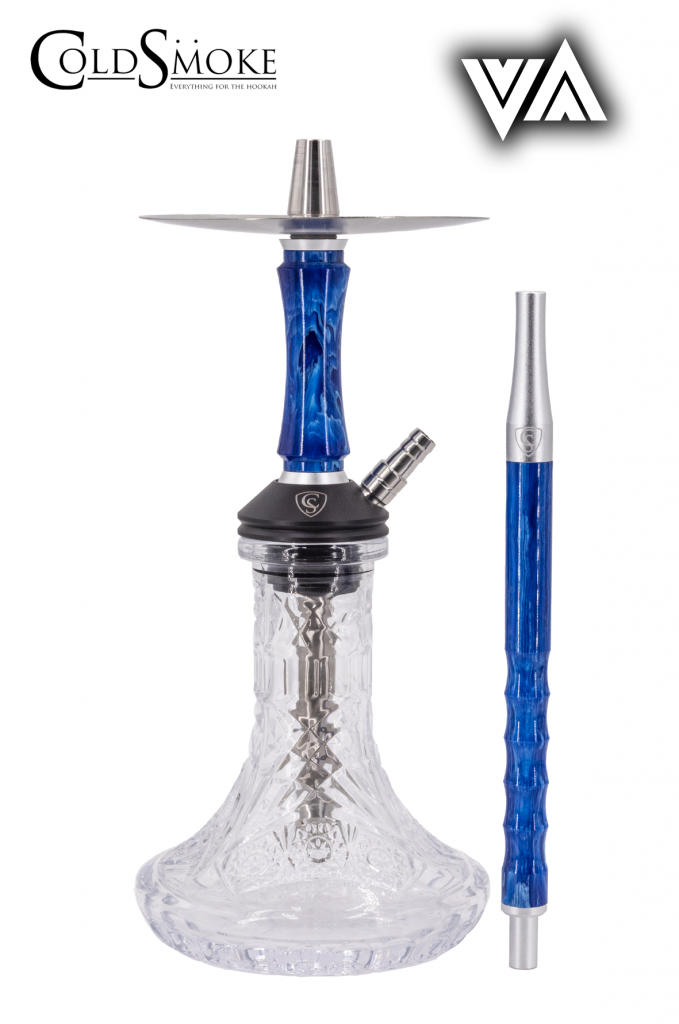 Foto de producto de la marca Cold Smoke, es el modelo de cachimba Vitta Blue + Base