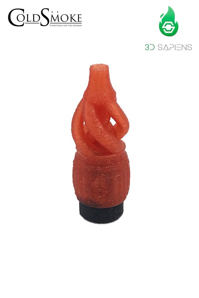 Foto de producto de la marca Cold Smoke, es el modelo de Boquilla 3DS Meduse NARANJA