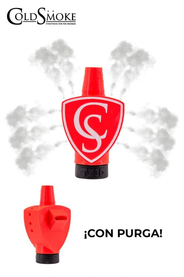 Boquilla Cold Smoke 3D Rojo