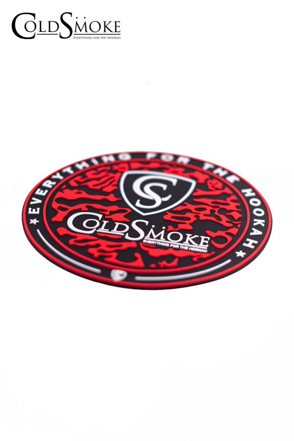 Tapete Silicona CS Red de la marca de cachimbas y shishas Cold Smoke