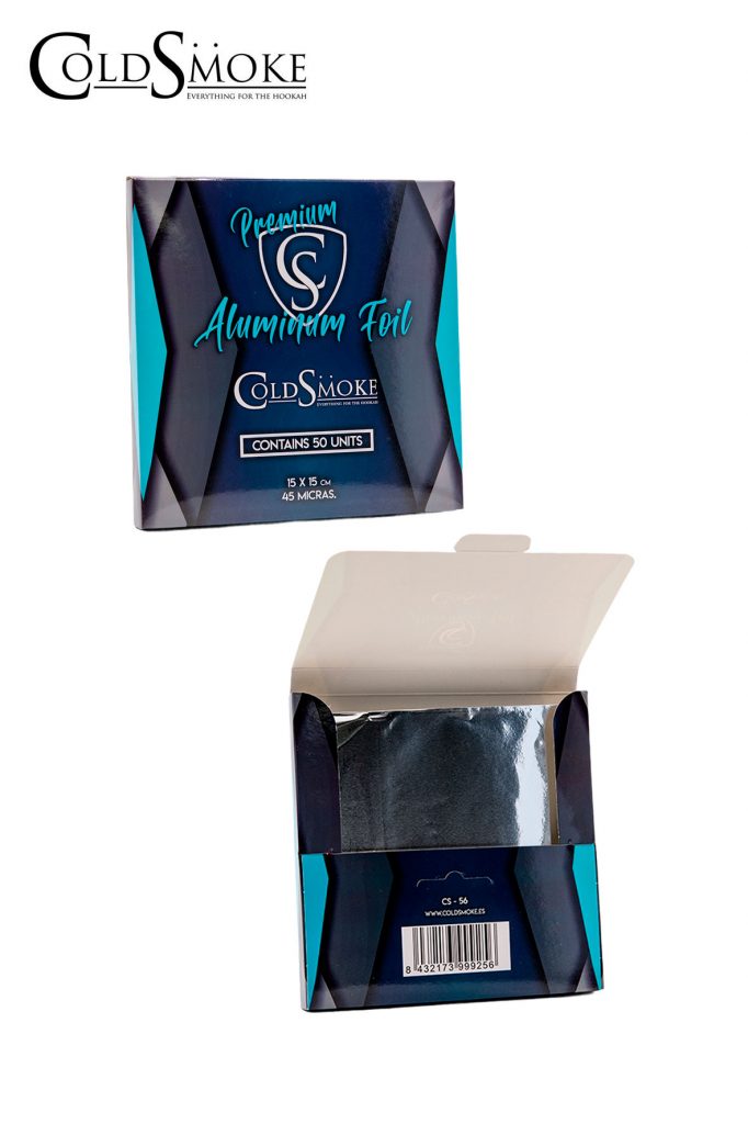 Foto de producto de la marca Cold Smoke, es el modelo de Aluminio Lamina 45micras 15x15