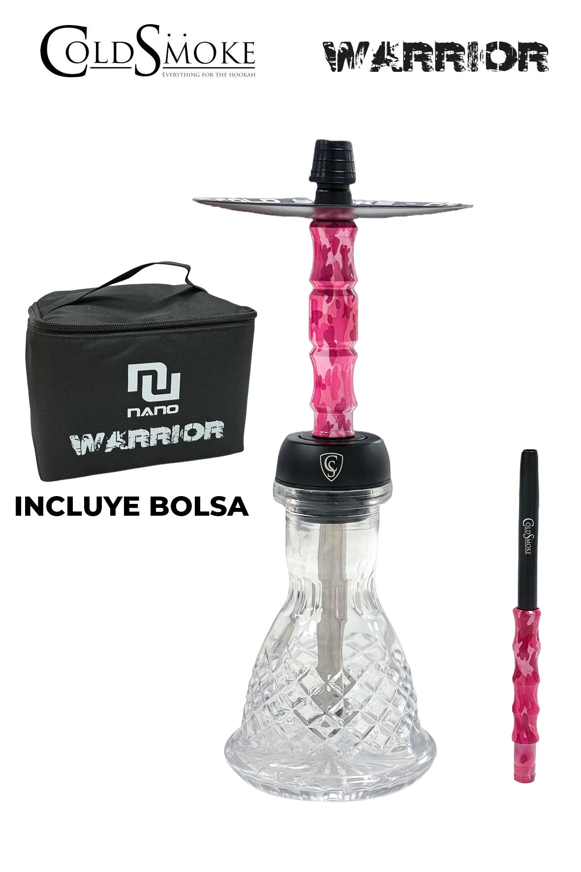 CACHIMBA COLD SMOKE NANO WARRIOR PINK